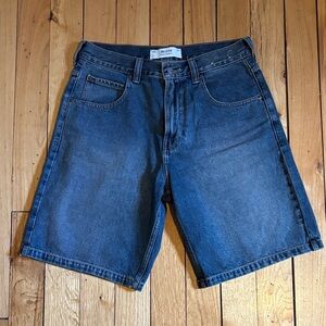 Hollister Dark Blue Jean Shorts for Men